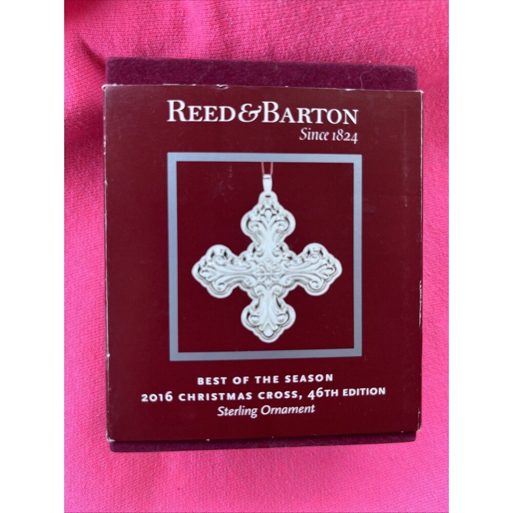 Reed & Barton 2016 Christmas Cross 46th Edition Best Of The Season Sterling